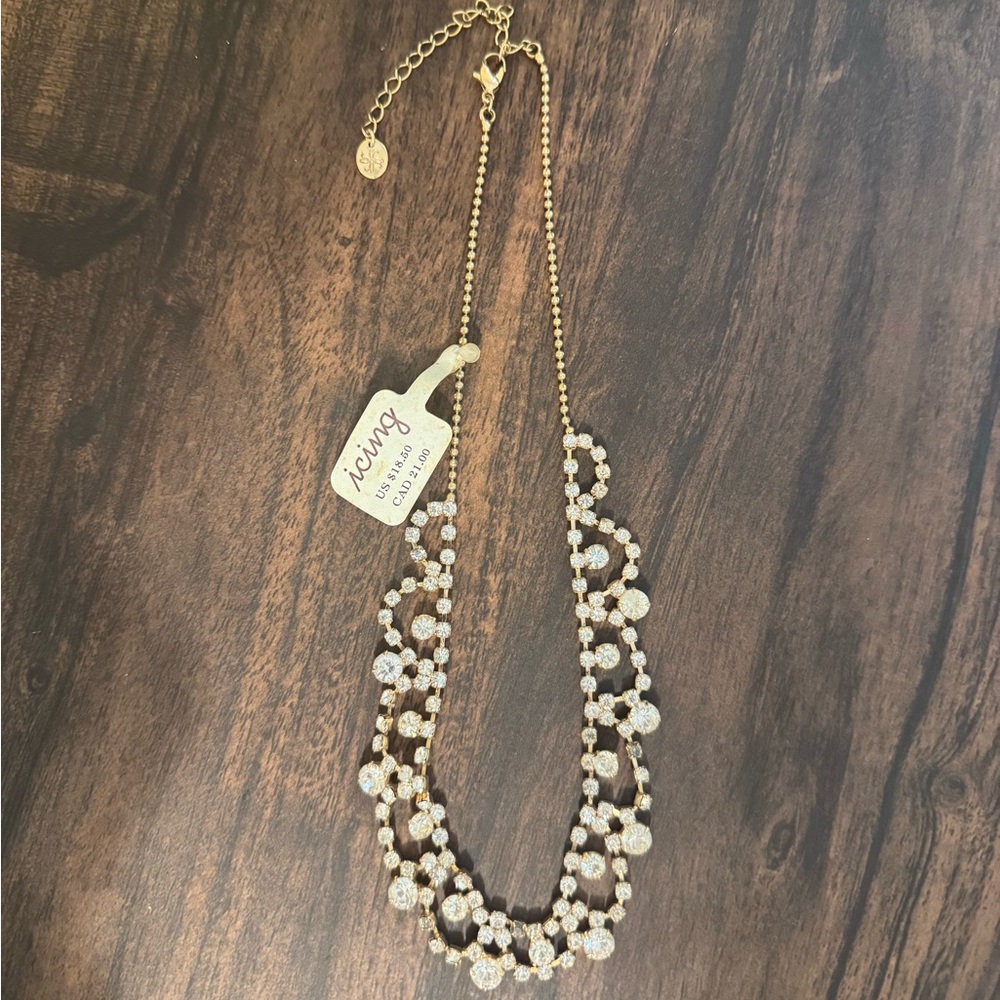 Icing Gold and Silver Necklace